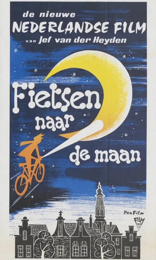 Fietsen naar de Maan poster