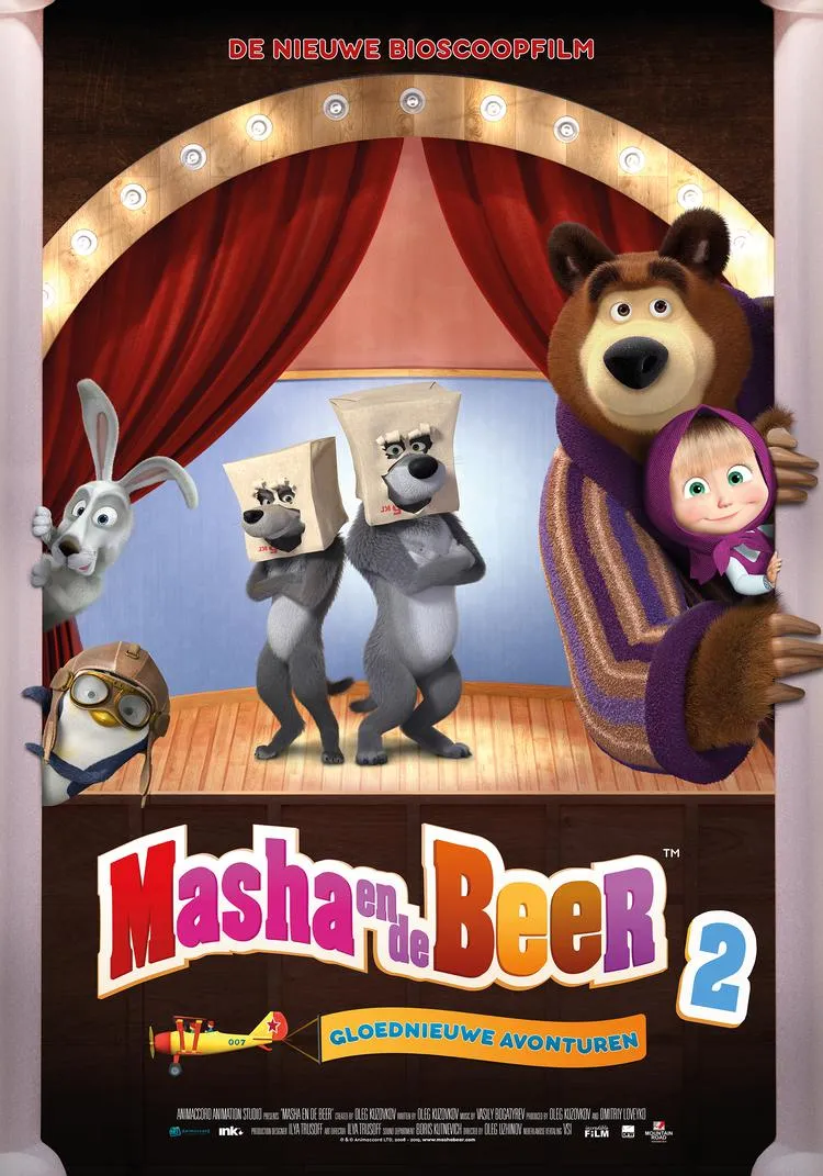 Masha en de Beer 2 poster