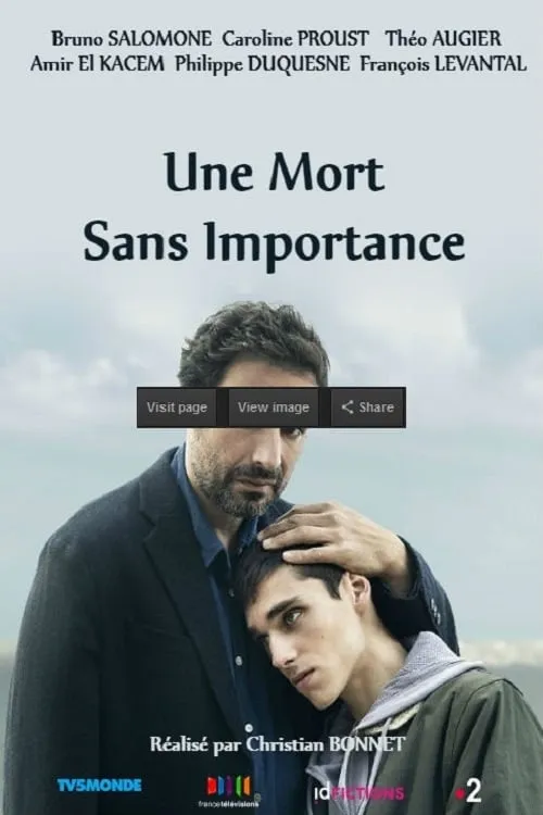 Une mort sans importance poster