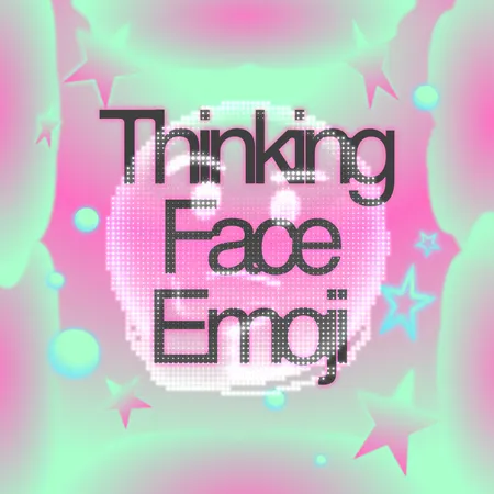 Podcasttegel van de podcast Thinking Face Emoji
