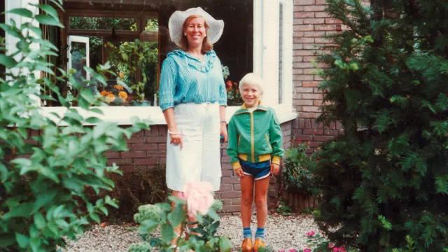 Moeder Ineke en zoon Allard