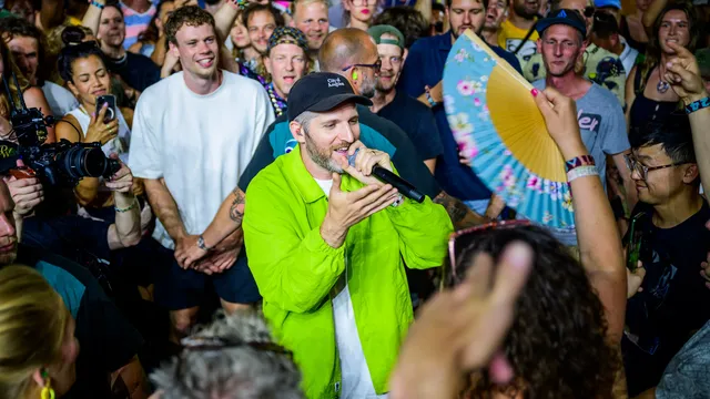 Harry Mack in de Heineken op Lowlands 2024