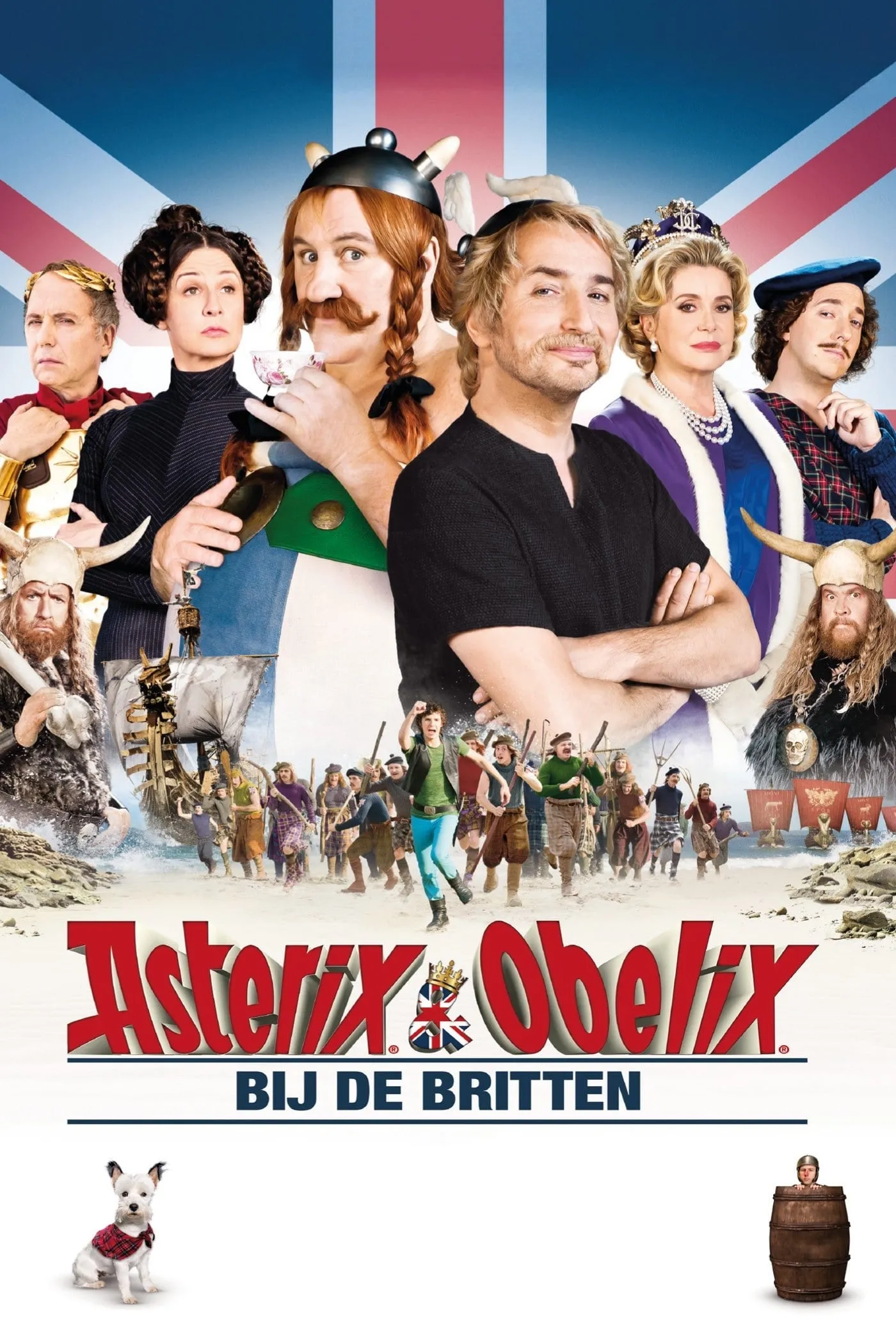 Asterix en Obelix bij de Britten poster