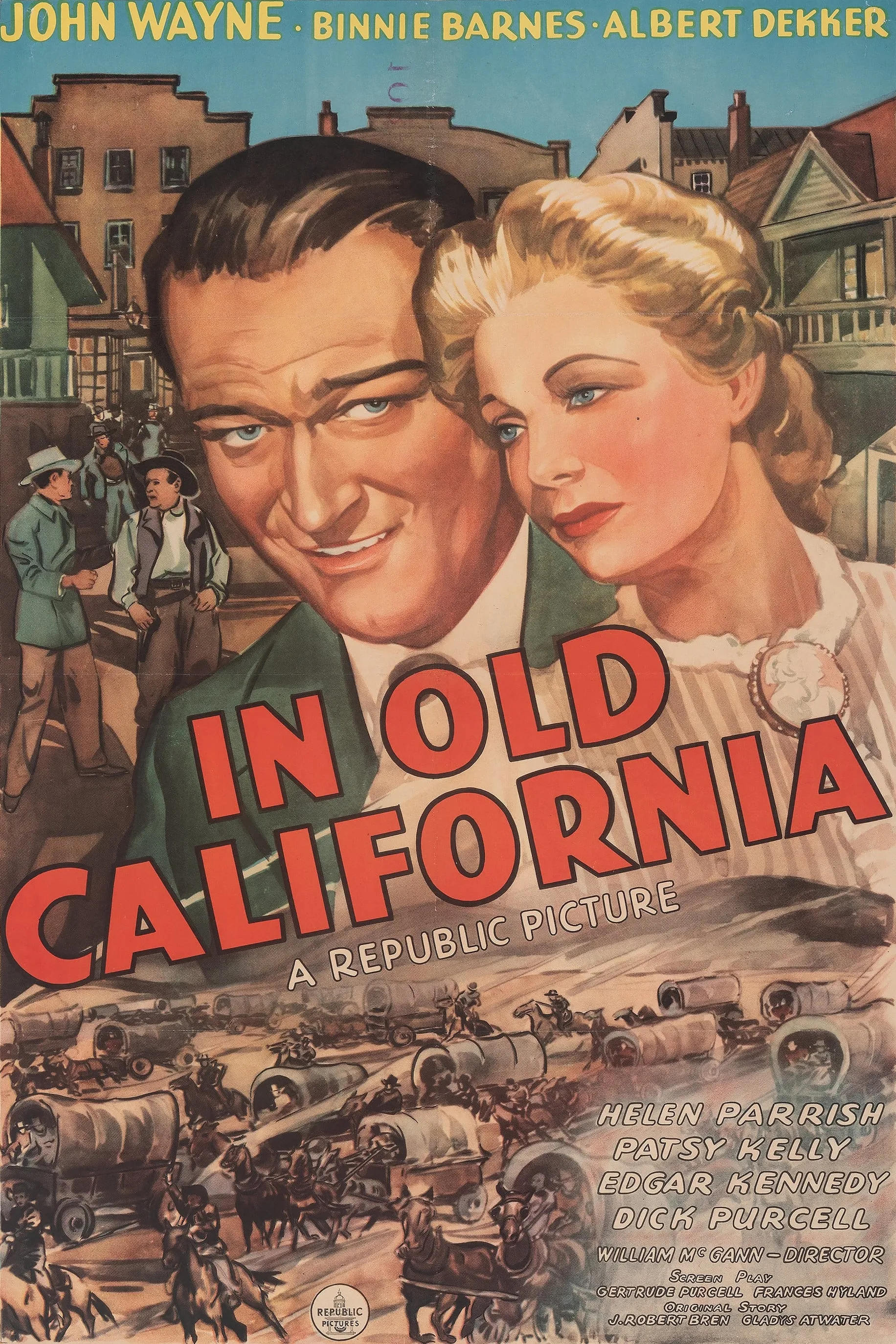 In Old California poster