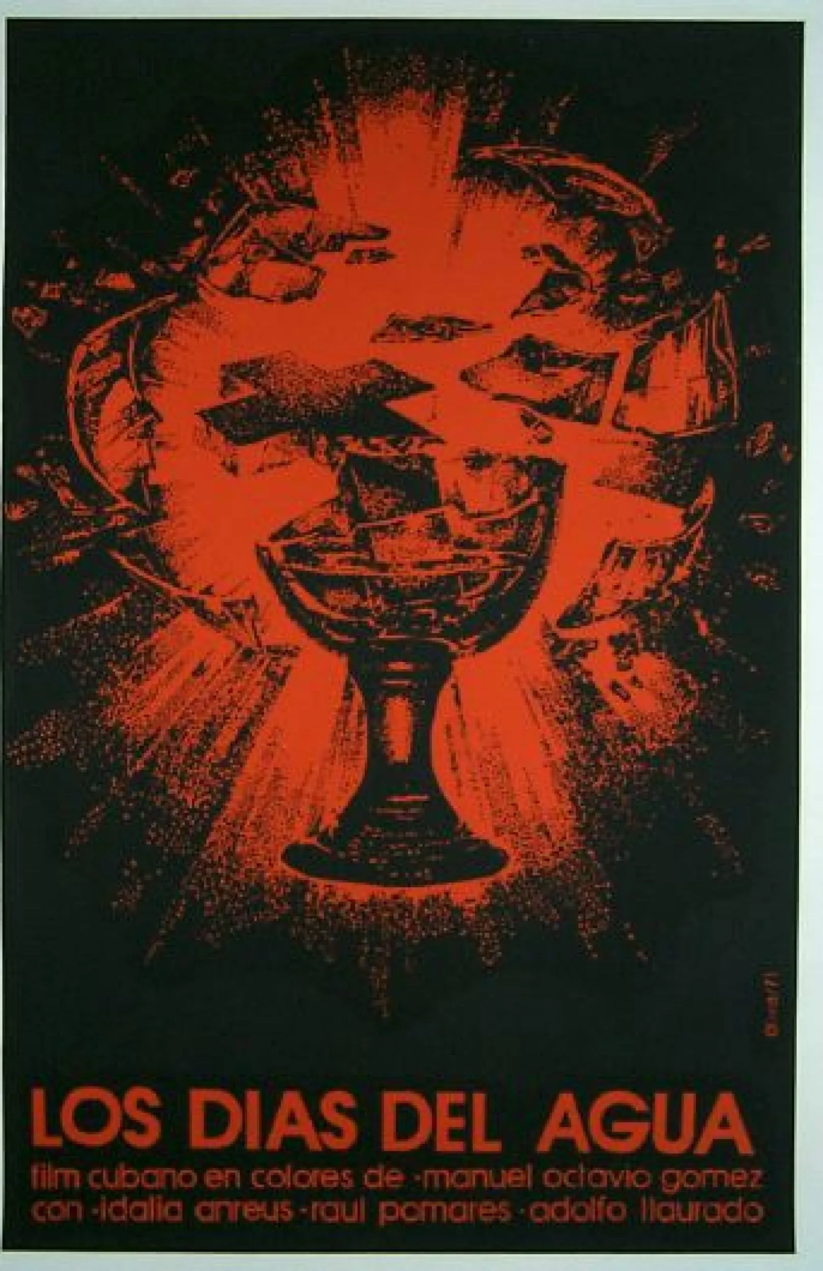 Los días del agua poster