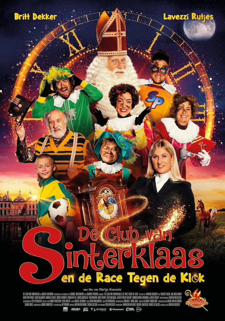 De Club van Sinterklaas en de Race tegen de Klok poster