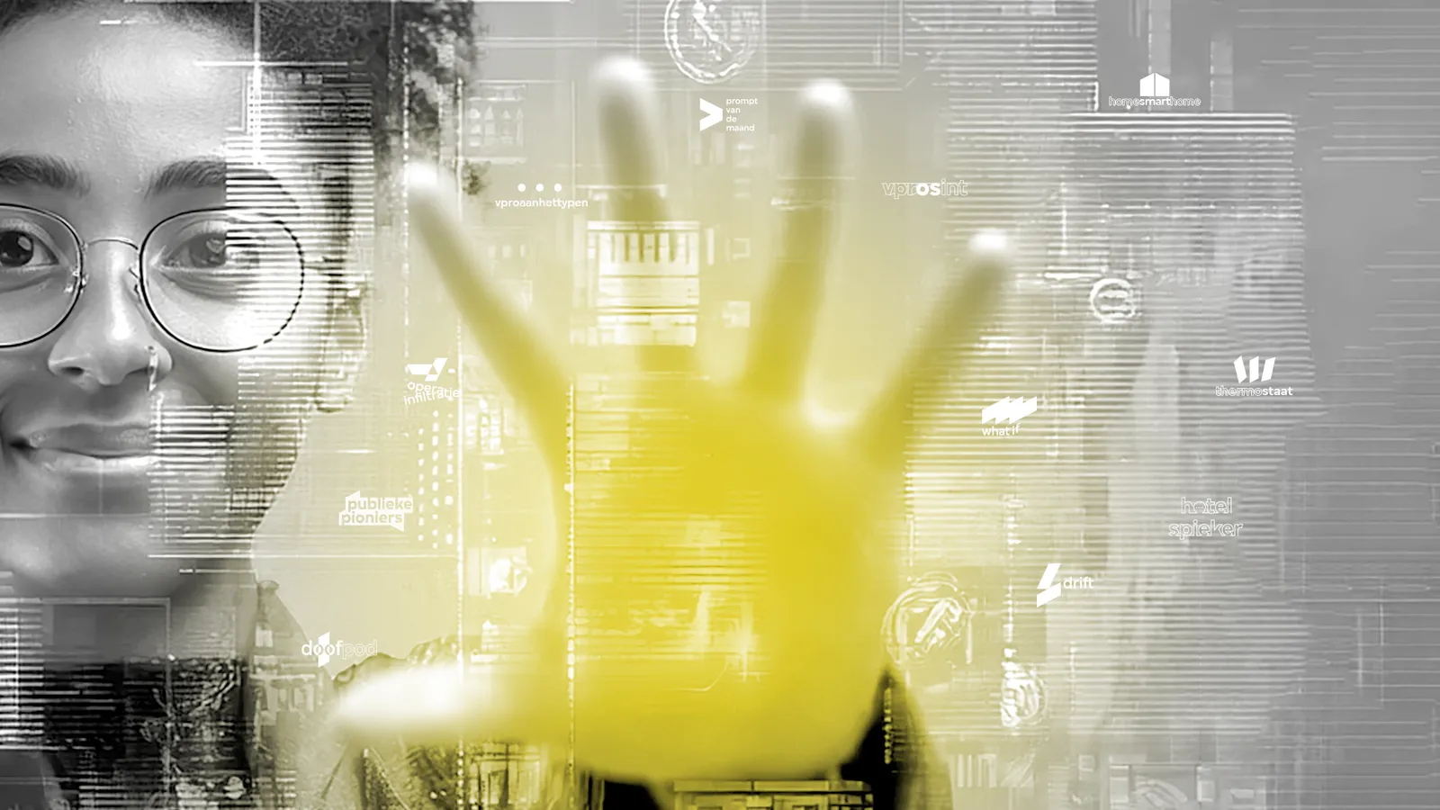 VPRO Medialab header met projectlogos