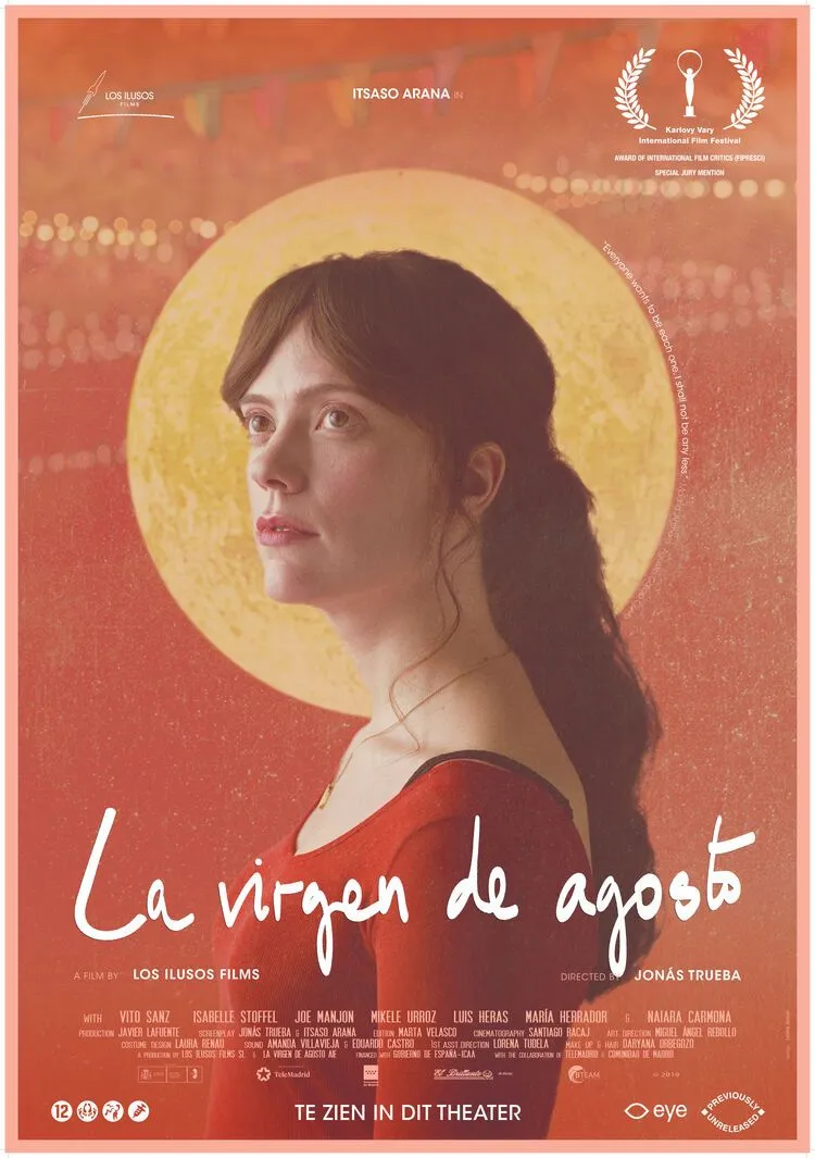 La virgen de agosto poster