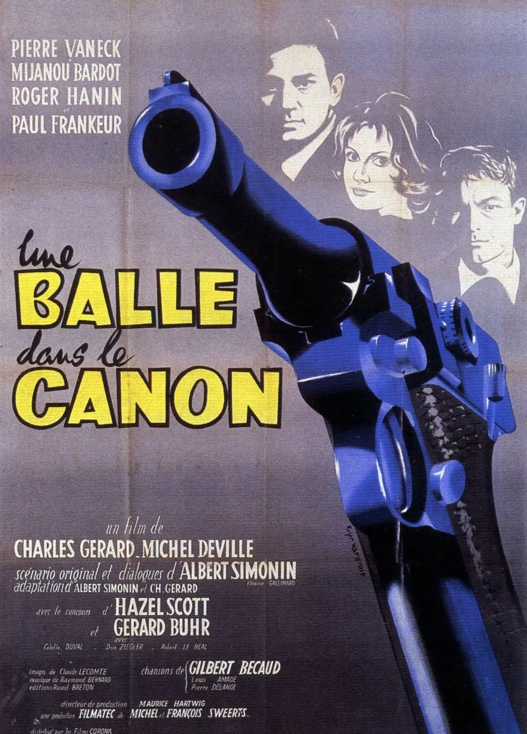 Une Balle dans le canon poster