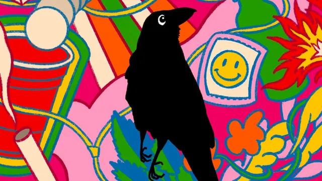 Illustratie van Podcast Raaf