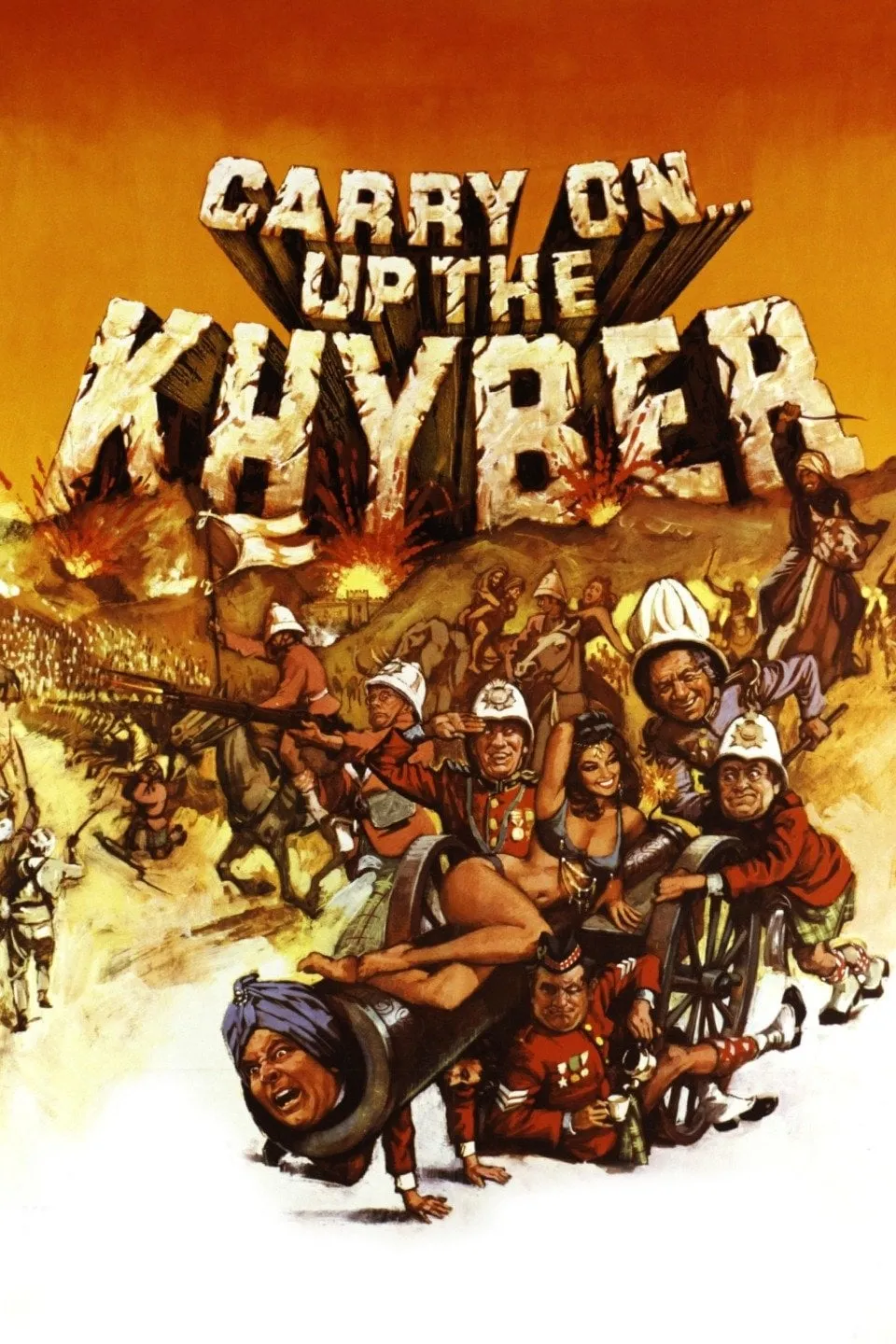 Carry on up the Khyber poster