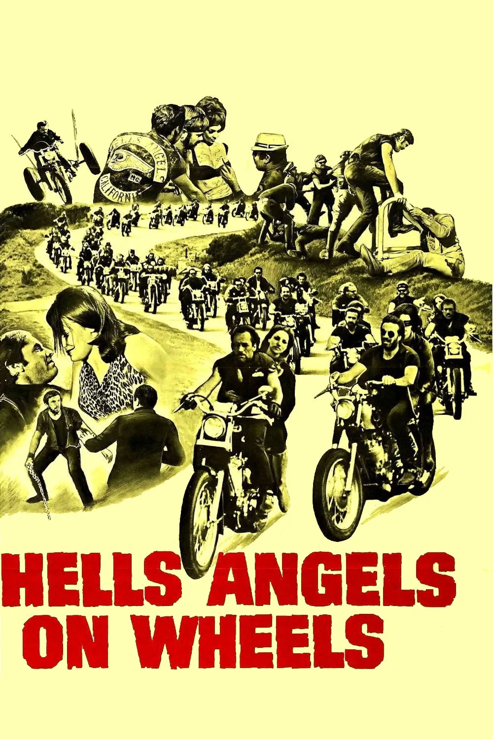 Hell's Angels on Wheels poster