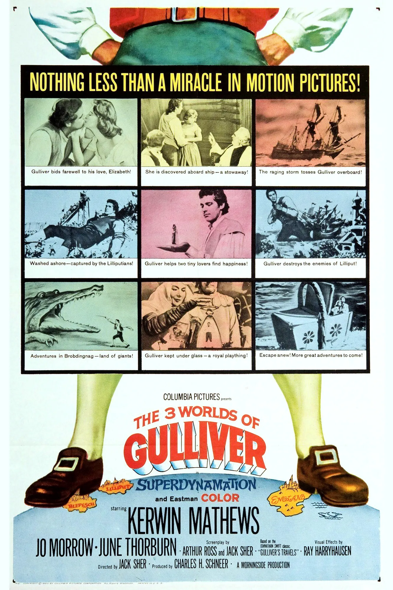 3 Worlds of Gulliver poster