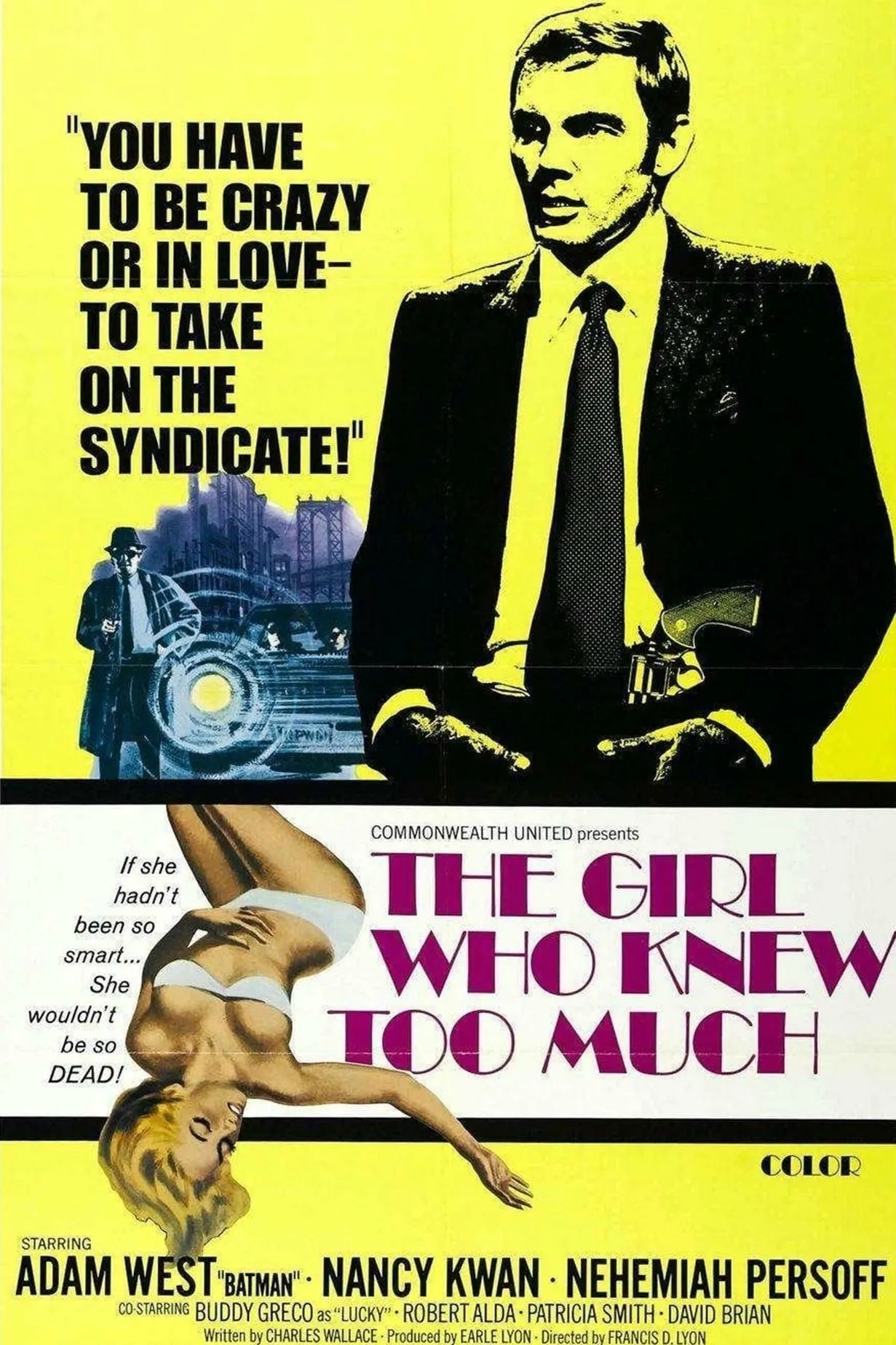 The Girl Who Knew Too Much poster