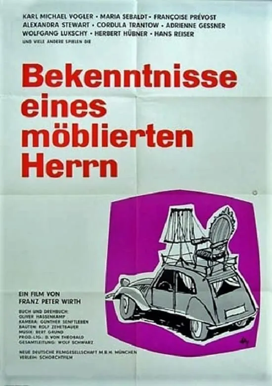 Bekenntnisse eines möblierten Herrn poster