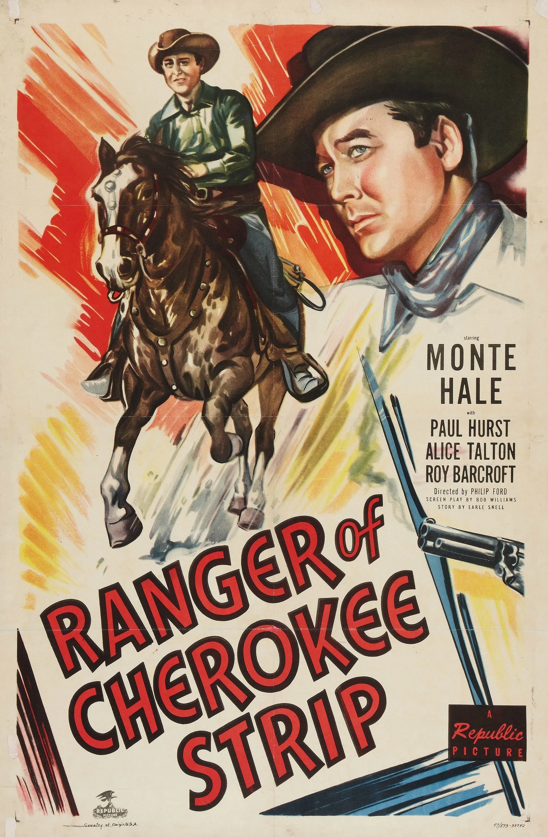 Ranger of Cherokee Strip poster