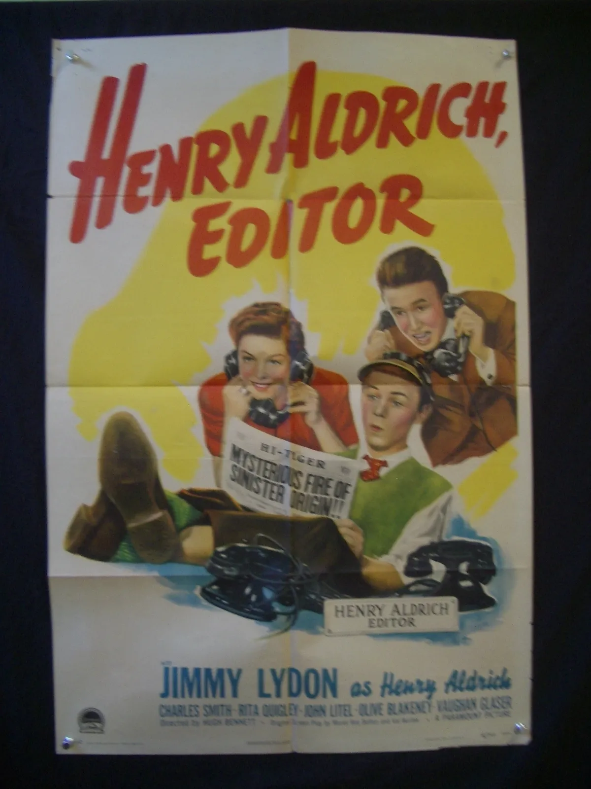 Editor Henry Aldrich poster