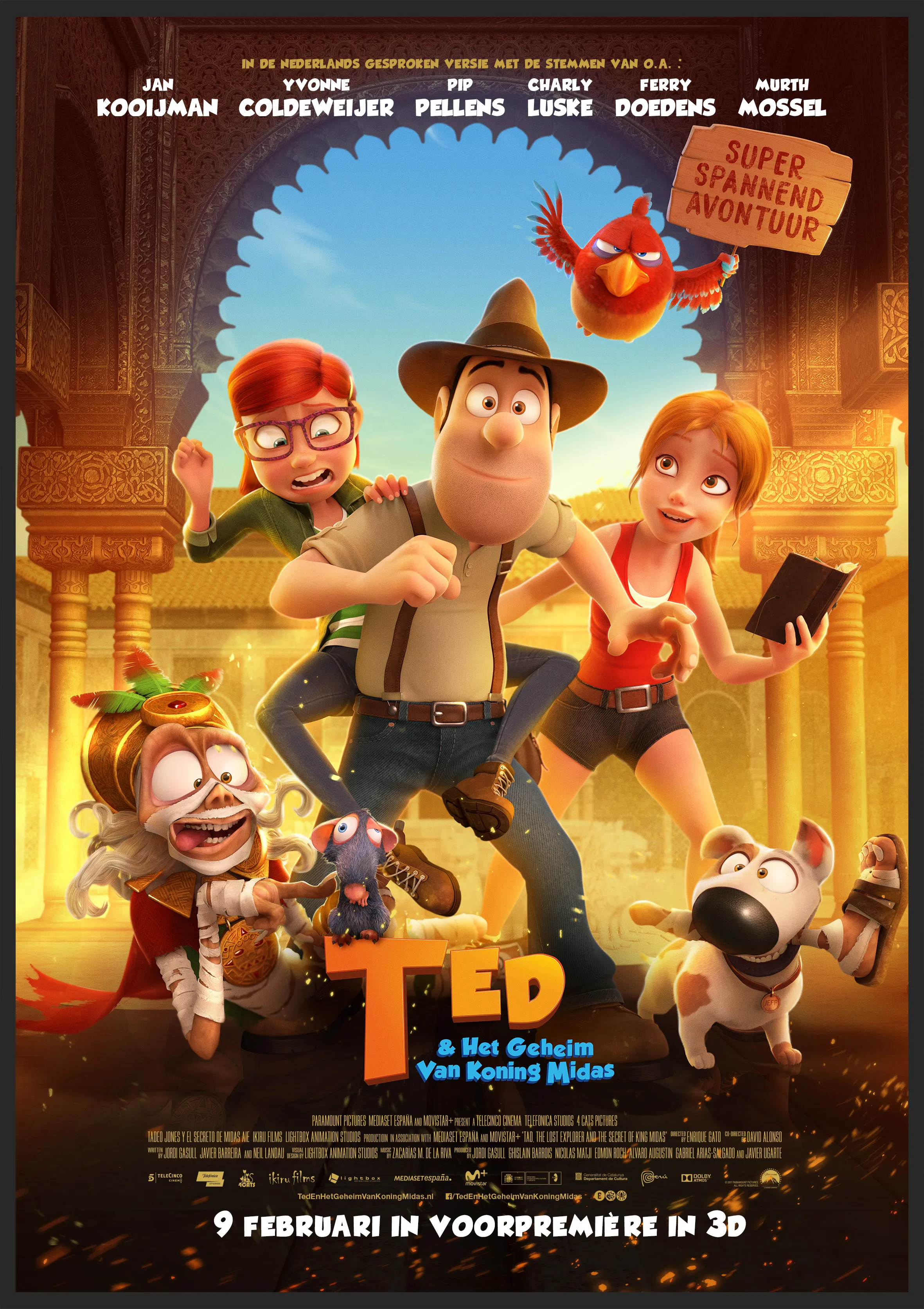 Ted en het geheim van koning Midas poster