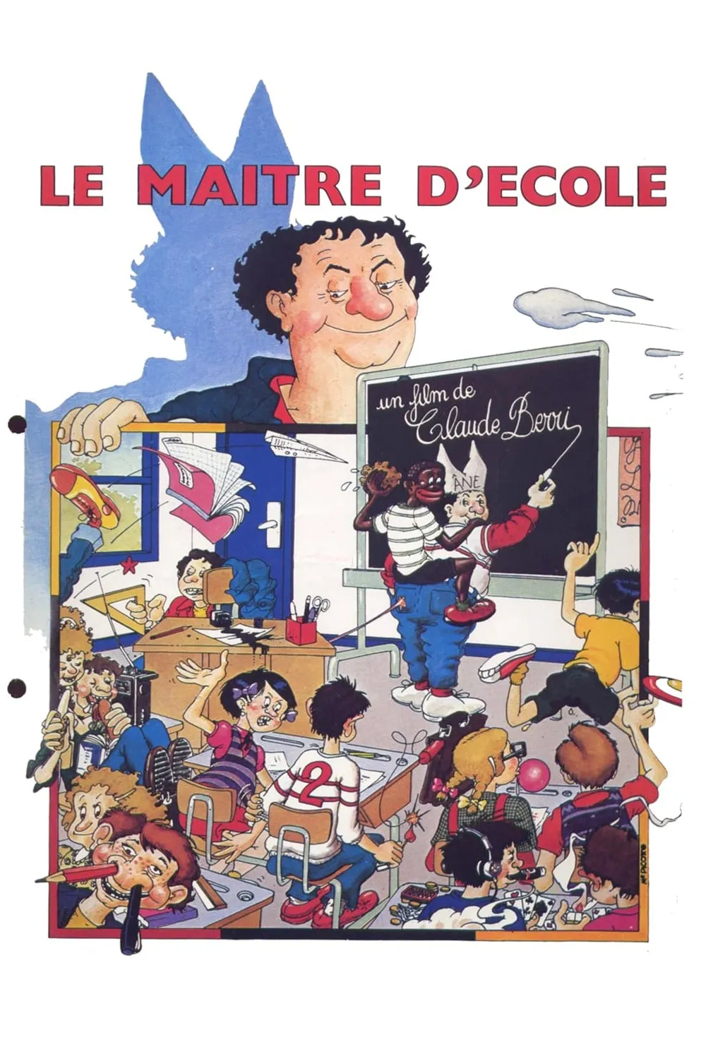 Le maître d'école poster