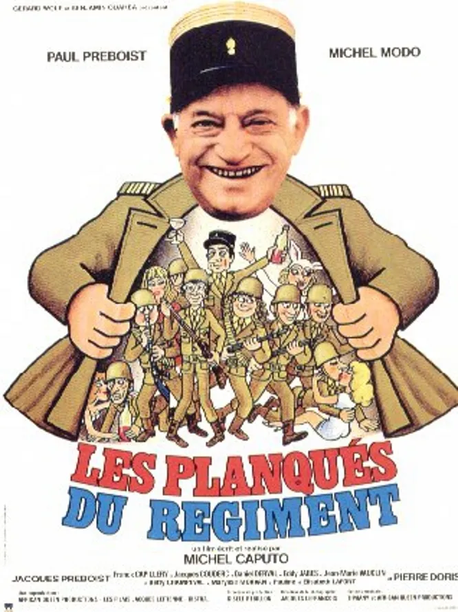 Les Planqués du régiment poster