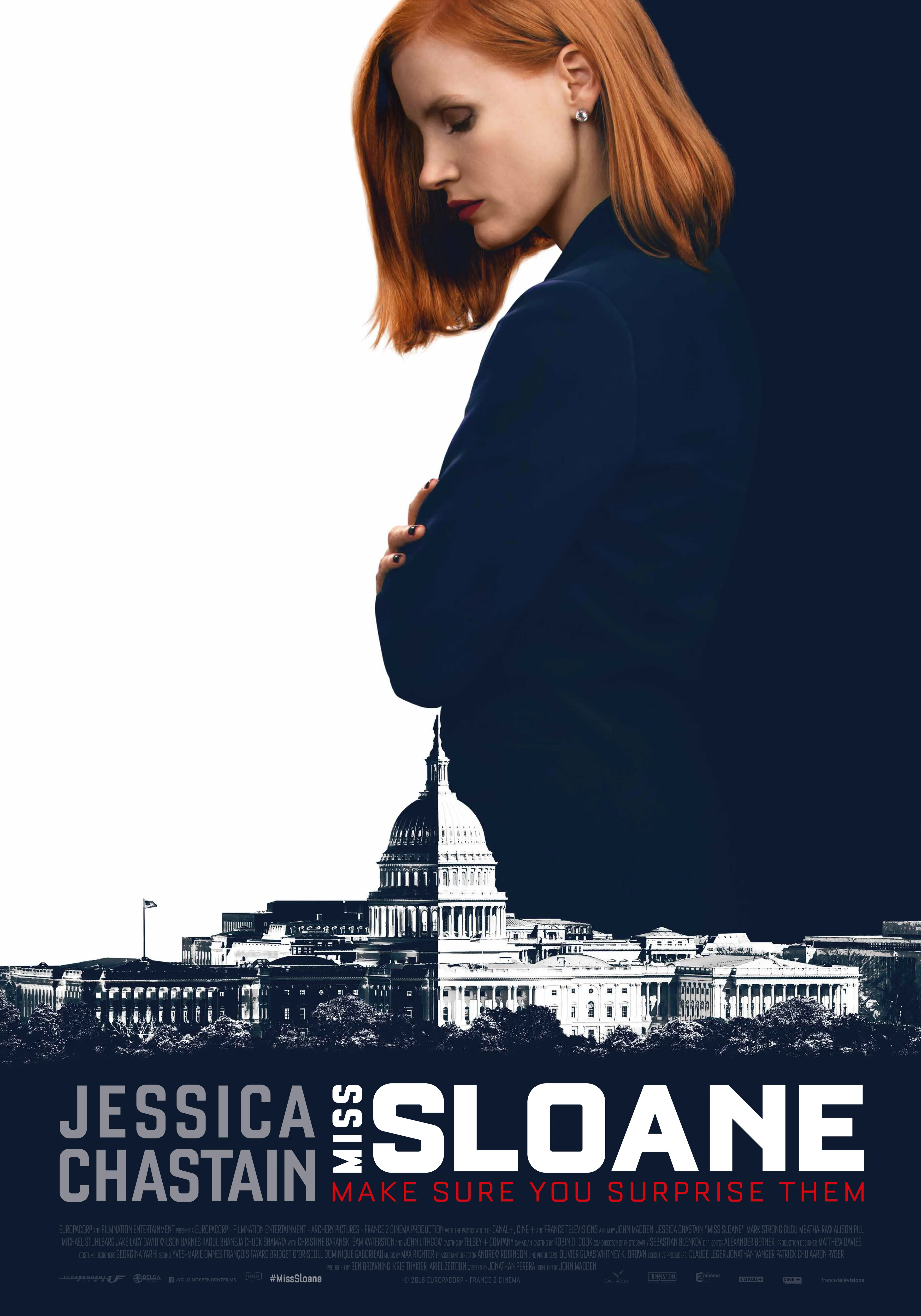 Miss Sloane poster