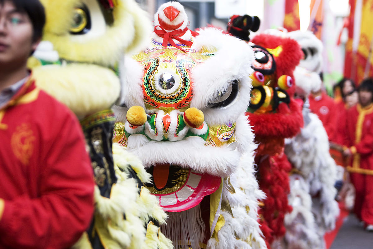 De leeuwendans herleeft in China