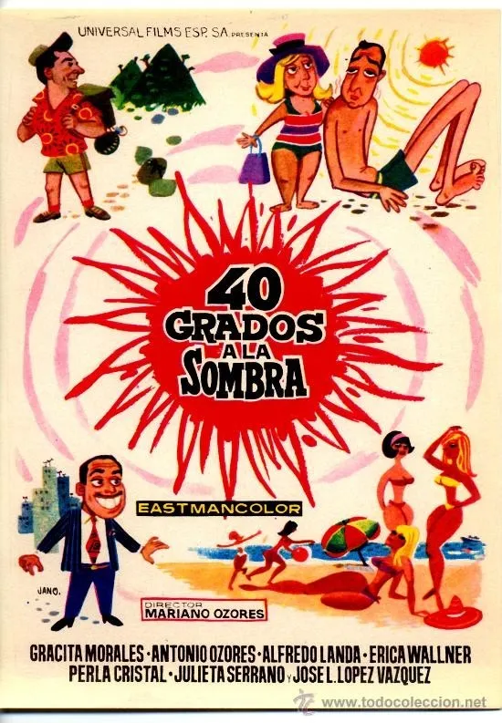 40 grados a la sombra poster