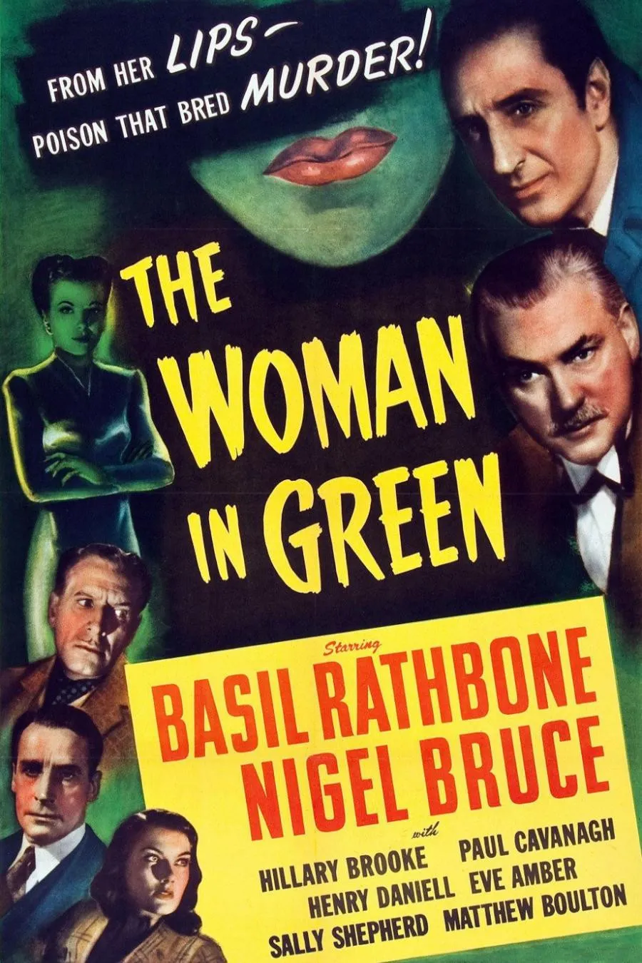 The Woman in Green poster