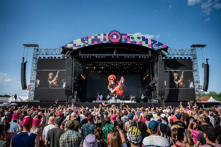 The Lumineers op het Noordpodium tijdens Pinkpop 2023