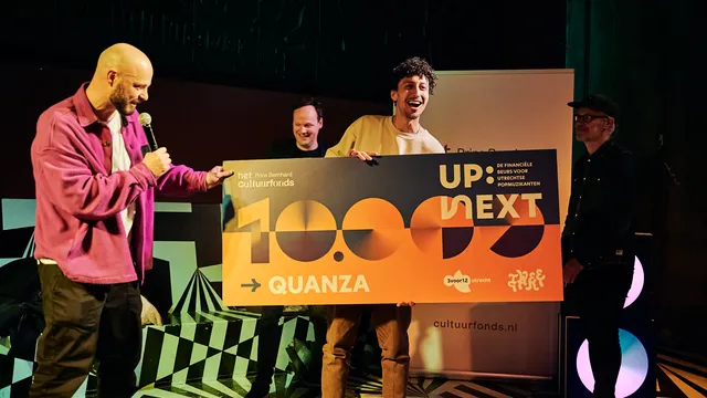 QUANZA krijgt UP:Next uitgereikt, 5 april 2023 @ FLUOR