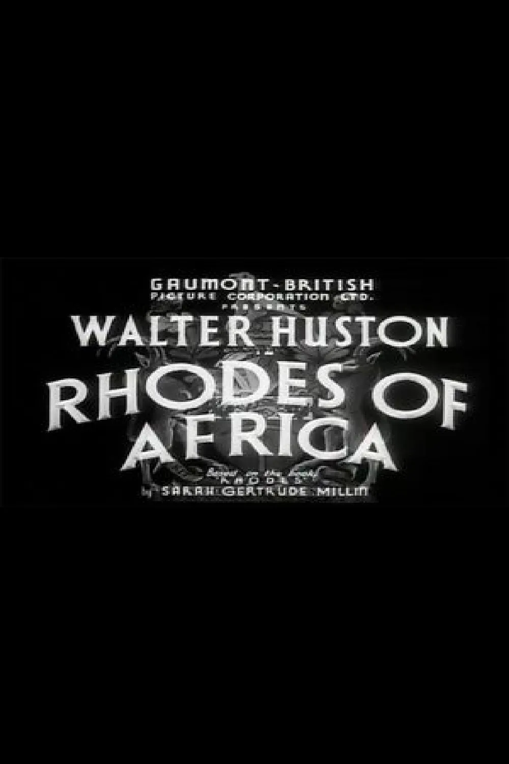 Rhodes of Africa poster