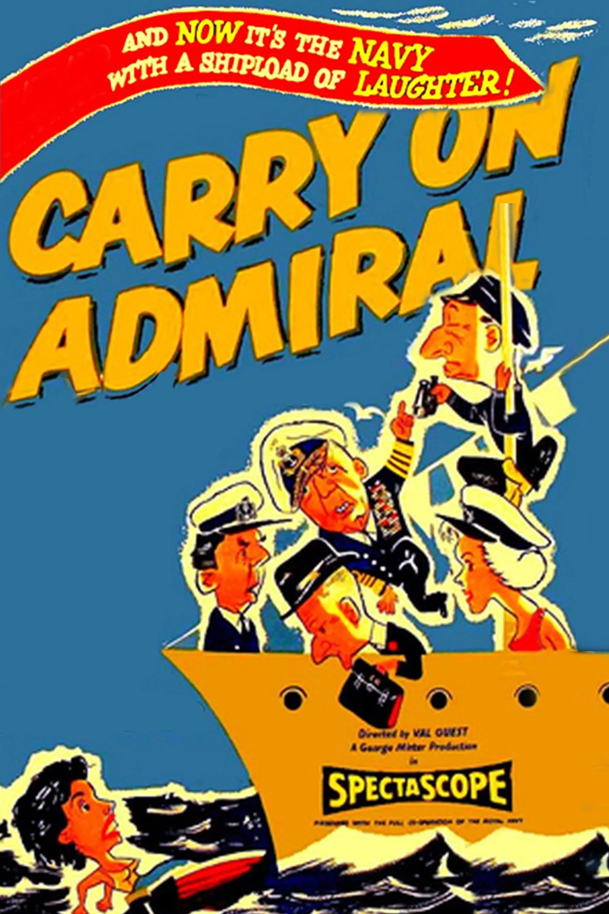 Carry on Admiral poster