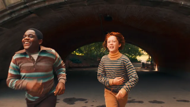 (L to R) Jaylin Webb stars as Johnny Crocker and Michael Banks Repeta stars as Paul Graff i