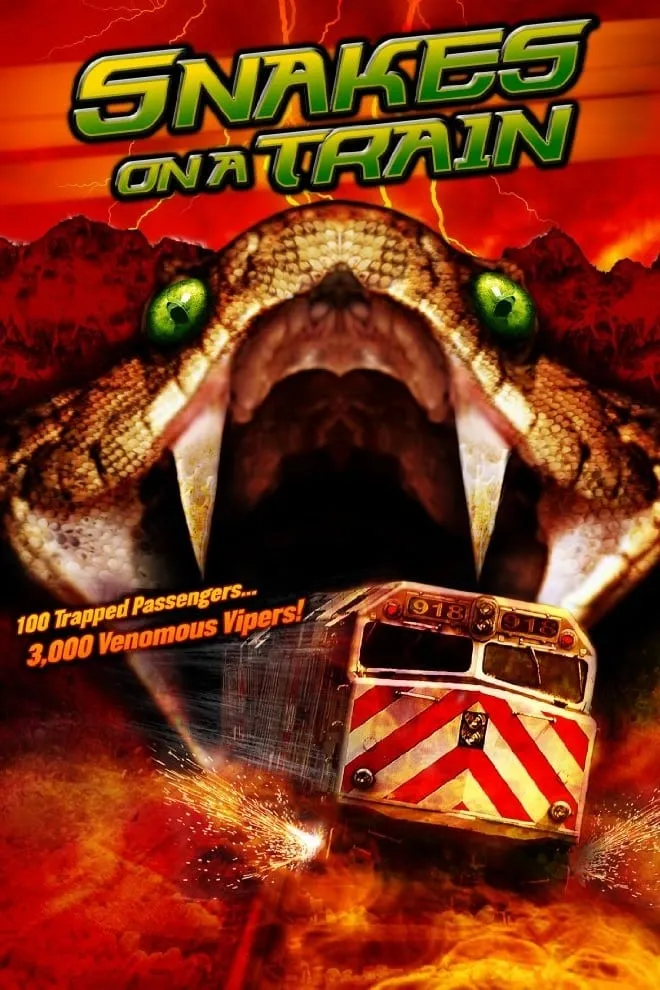 Snakes on a Train poster