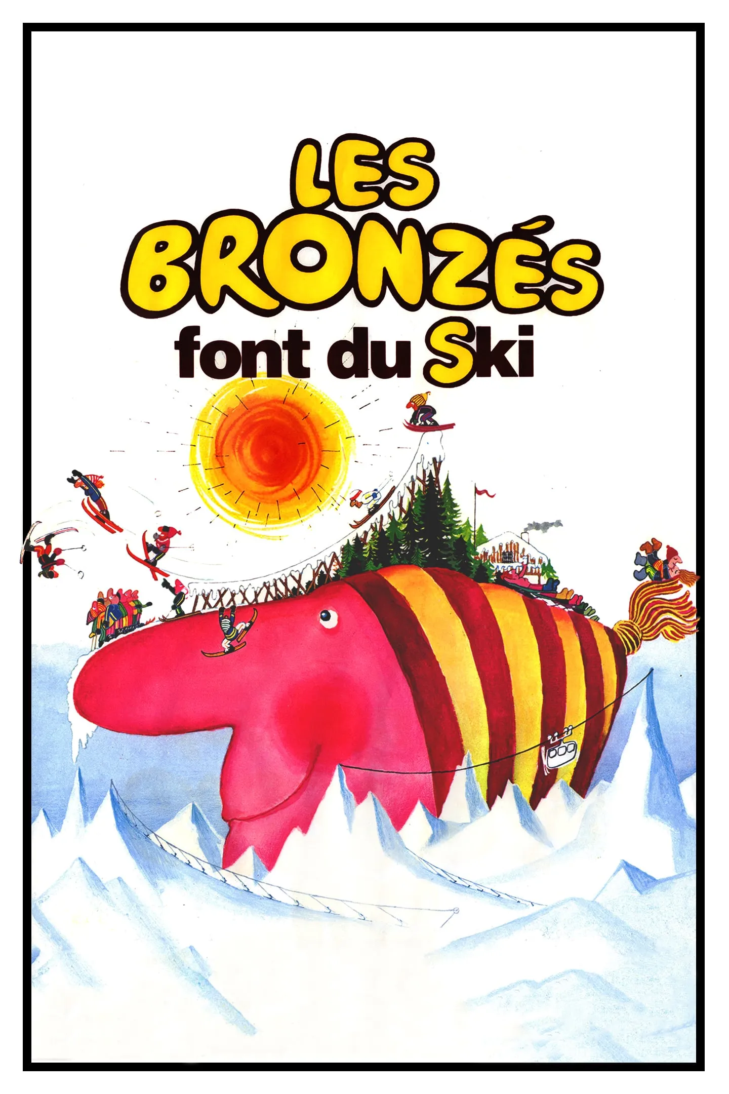 Les bronzés font du ski poster
