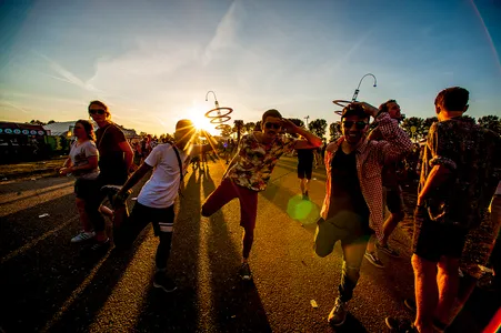 Sunset over Lowlands 2018