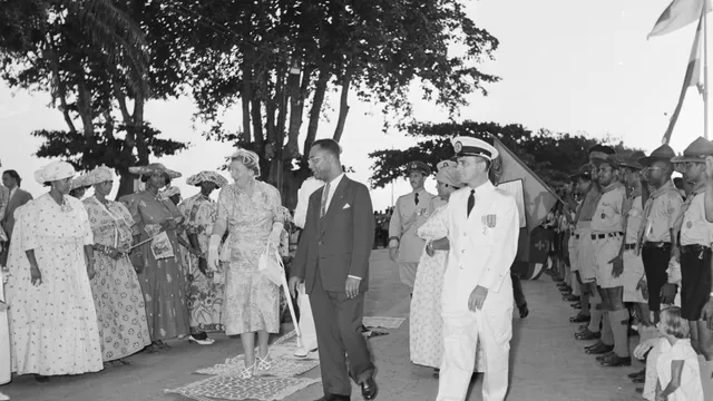 koningin Juliana in Suriname