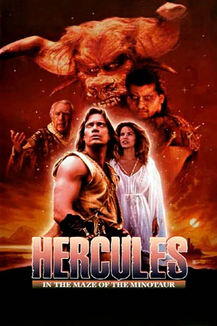 Hercules in the maze of Minotaur poster