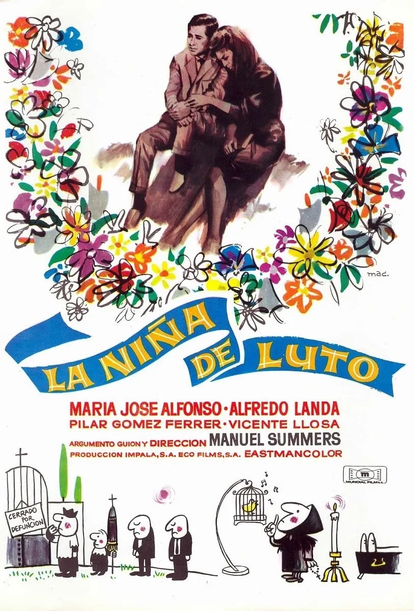 La Niña de luto poster