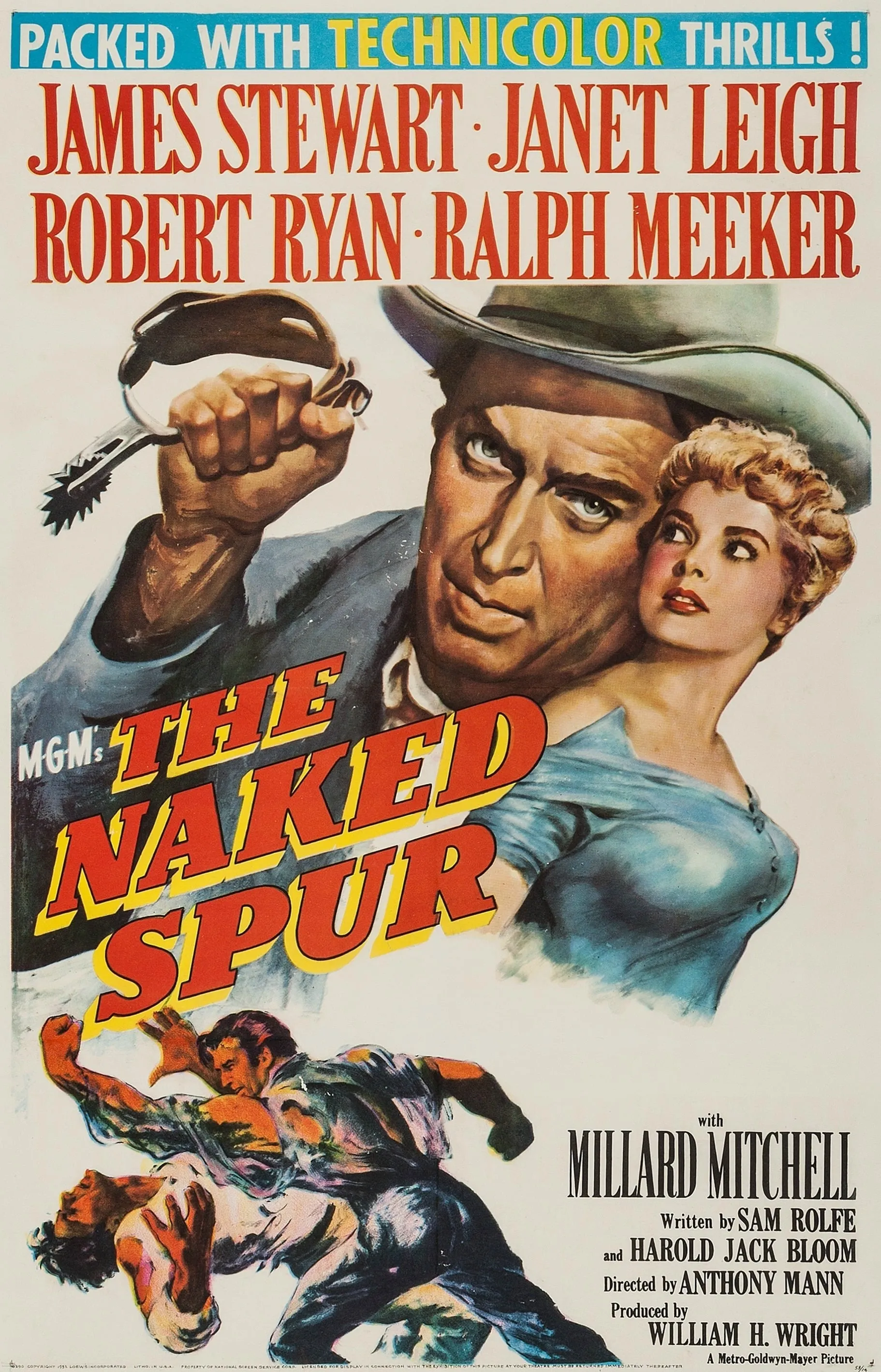 The Naked Spur poster