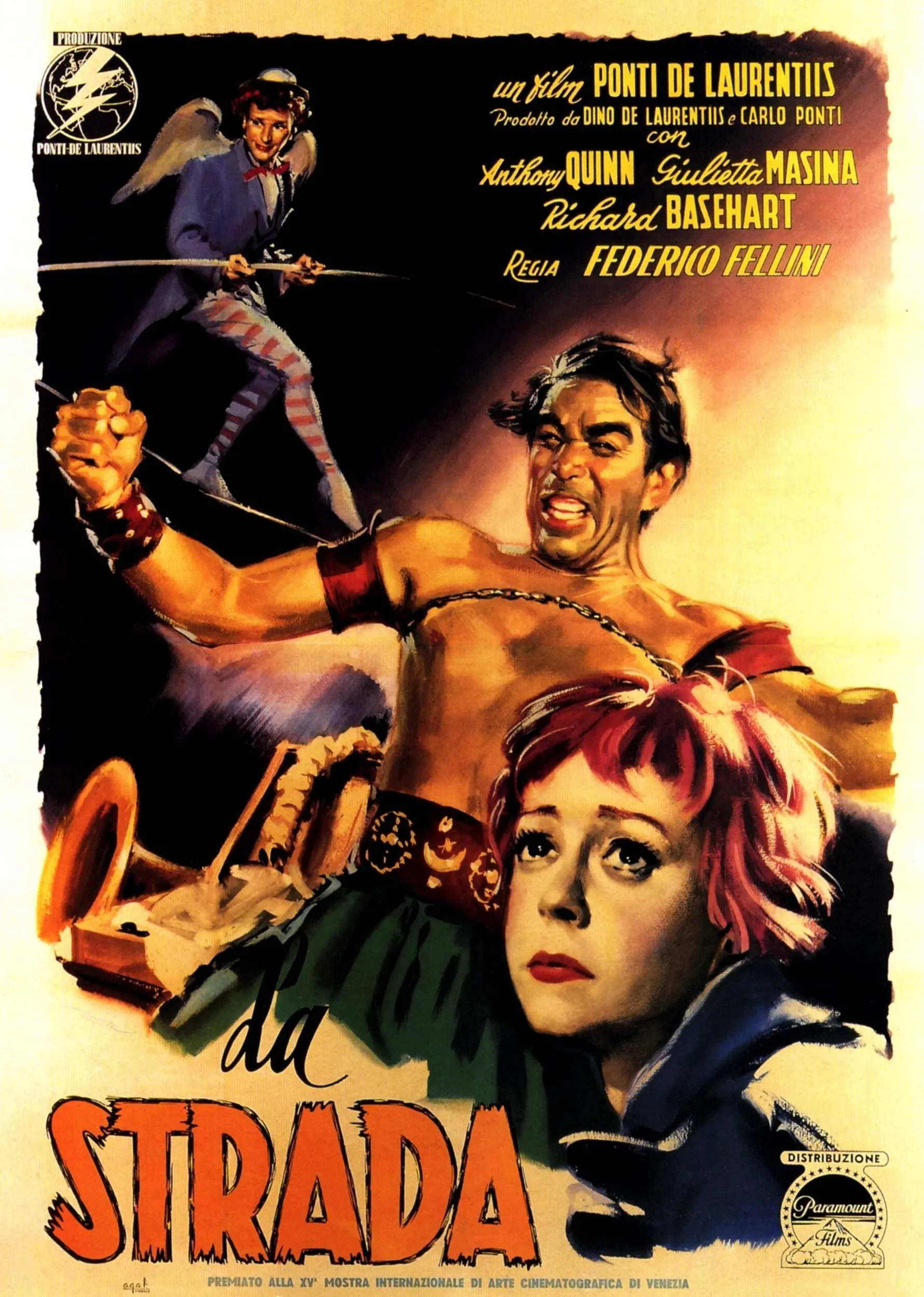 La strada poster