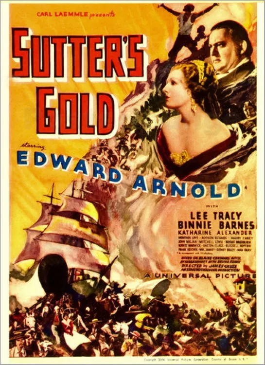 Sutter's Gold poster