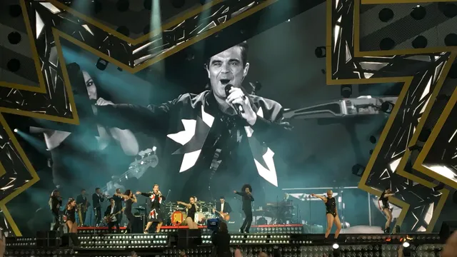 Robbie Williams in het Goffertpark Nijmegen 2017