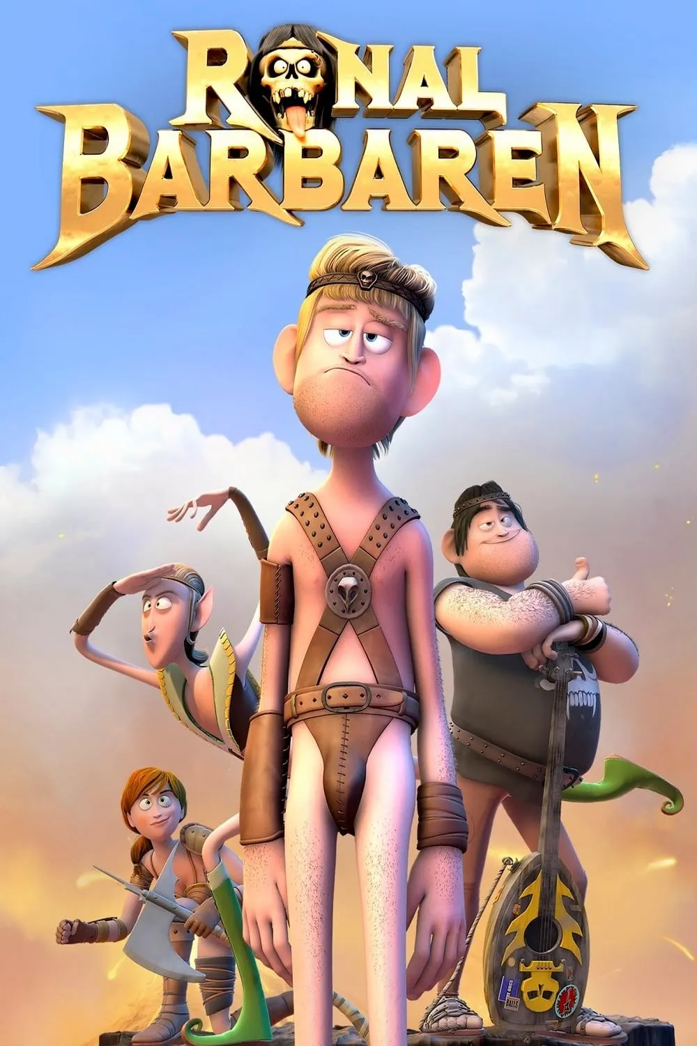 Ronal the Barbarian 3D poster