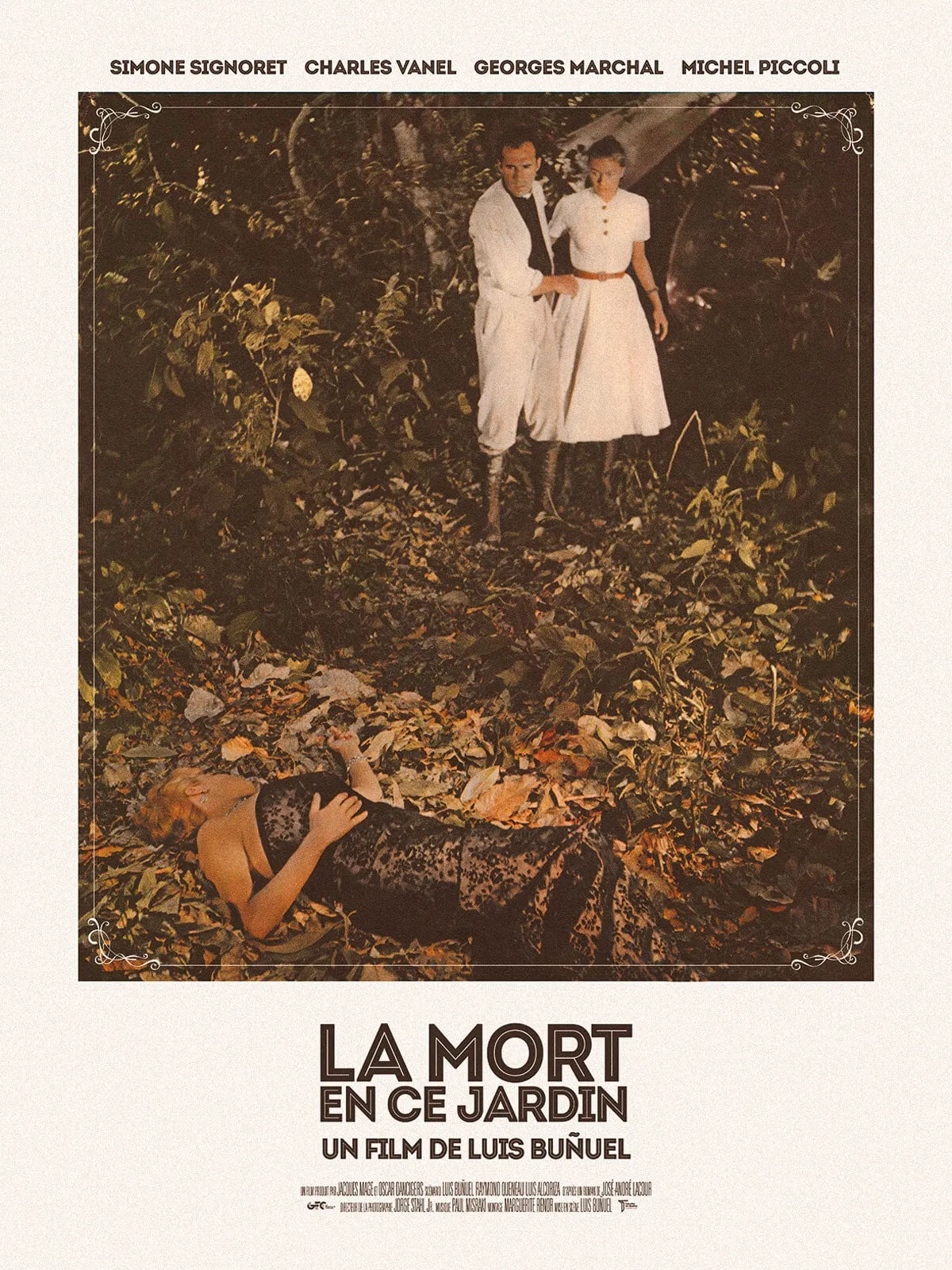 La mort en ce jardin poster