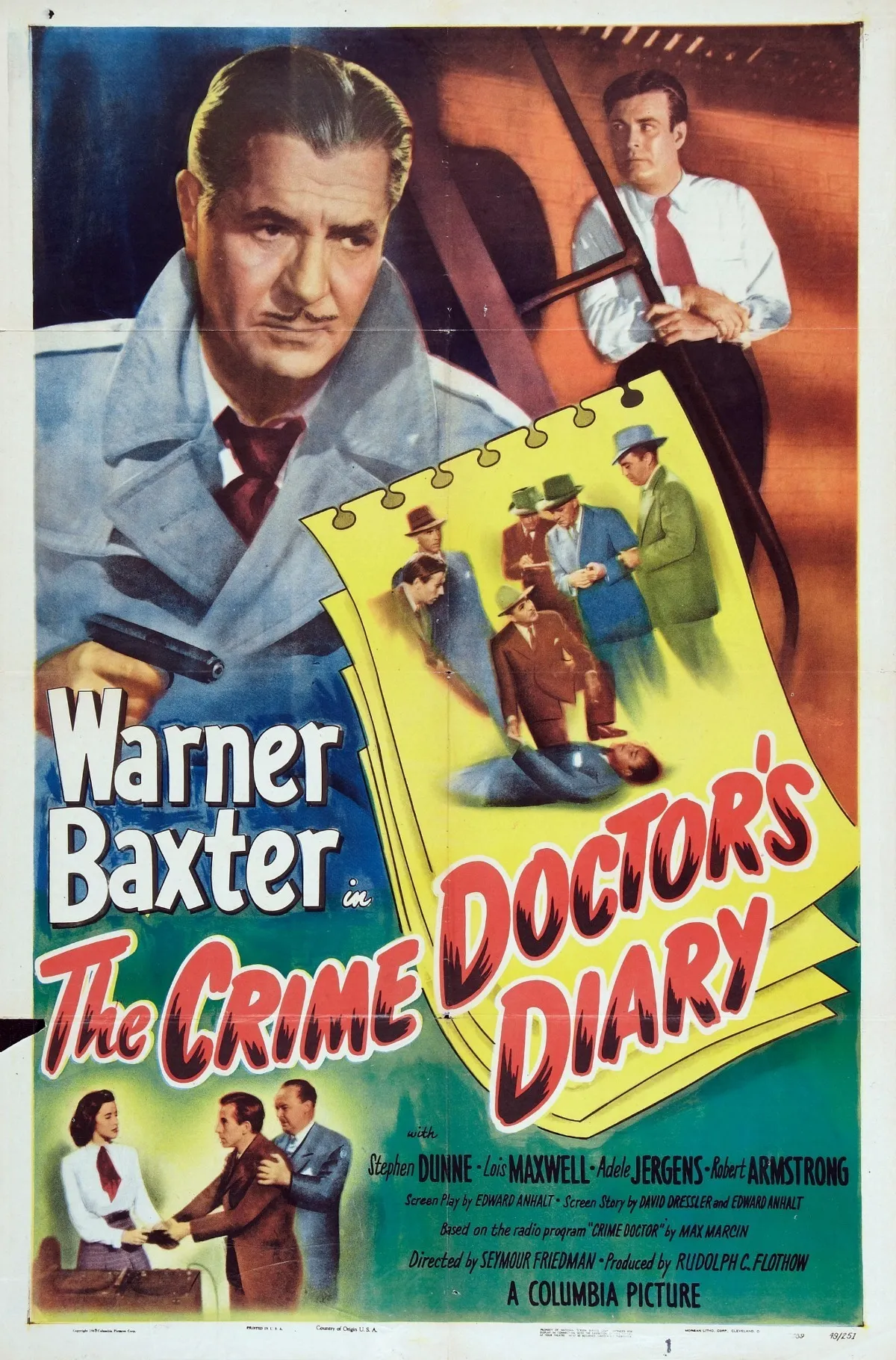 Crime Doctor's Diary poster