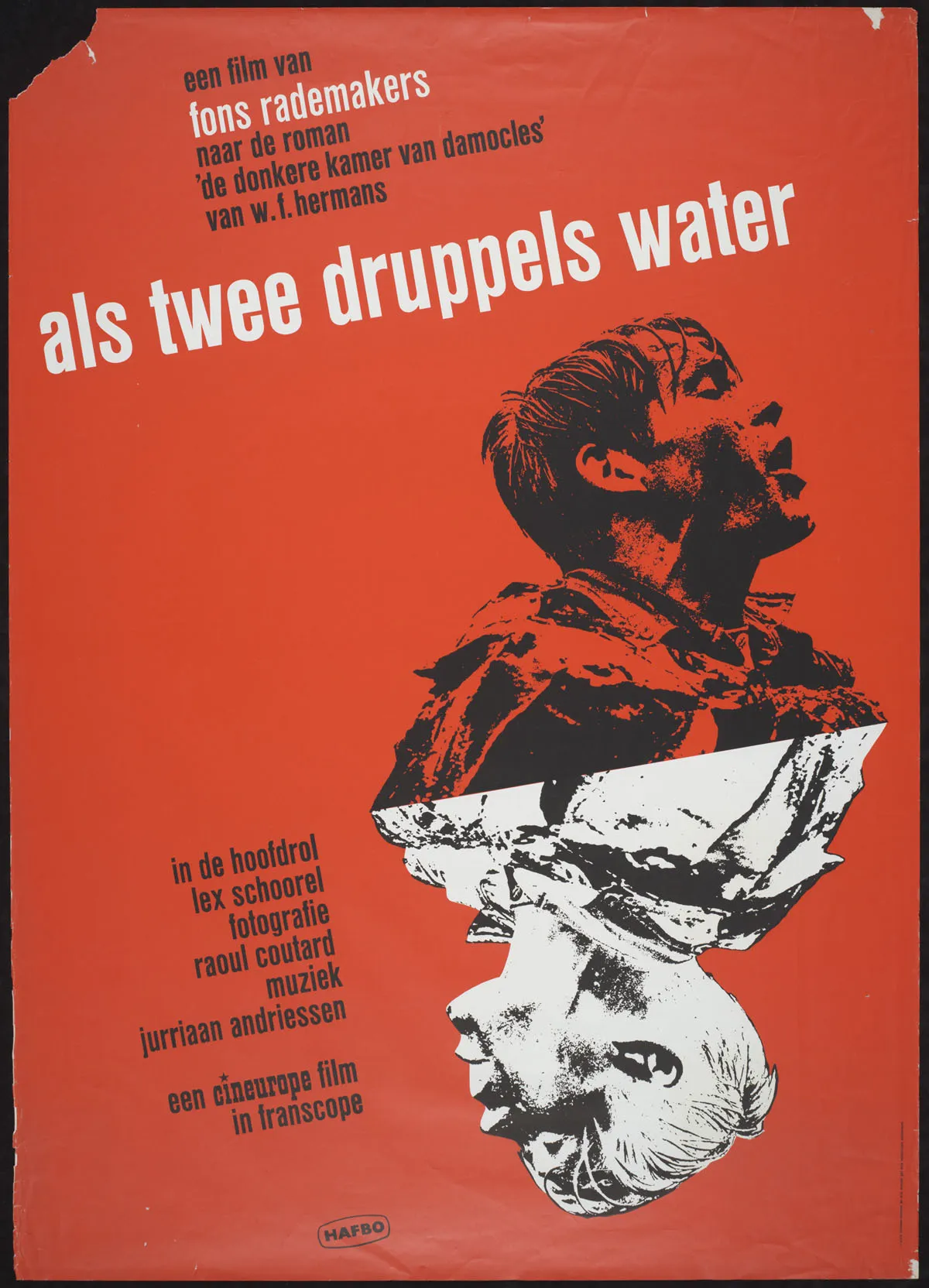 Als twee druppels water poster