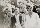 V.l.n.r.: Dick Leugering, Piet Wolvers, Martin Vinkensteyn, Gerard Wolvers en Nico Wolvers
