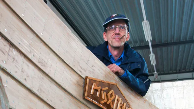 Robert McDonald uit Emmeloord heeft een schip gemaakt van bijna 15 miljoen ijsstokjes