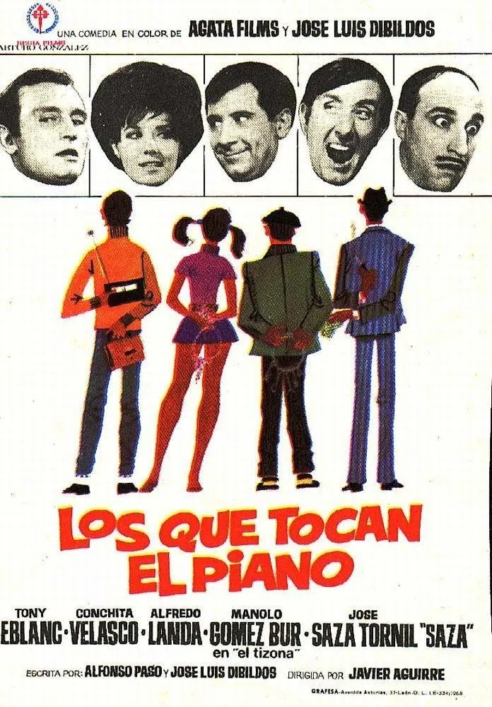 Los que tocan el piano poster